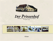 Tablet Screenshot of prinsenhof.de